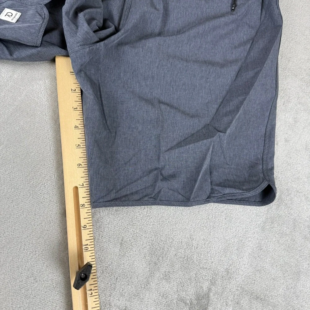 7 Diamonds Core Active Shorts Mens Small Gray Athletic Stretch $59 7D New NWT